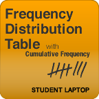 Frequency Distribution Table with Cumulative Frequency