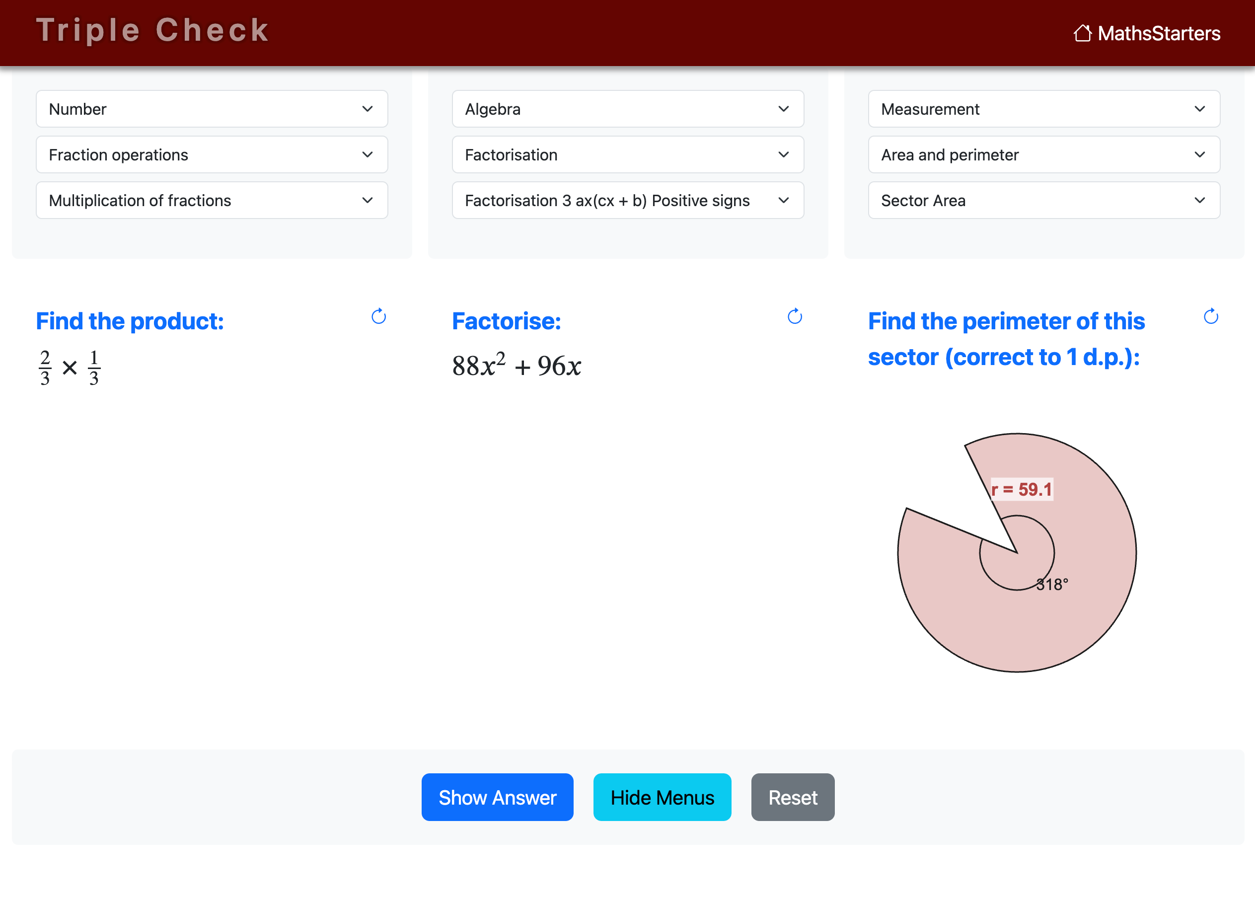 Preview of Triple Check